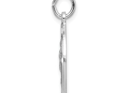 Sterling silver pendant, alternate view