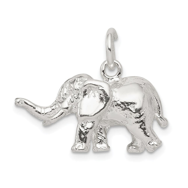 Sterling silver elephant charm