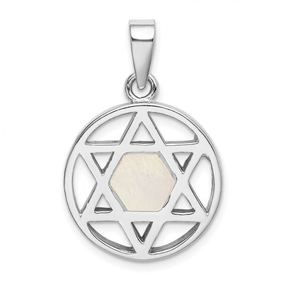 Sterling silver star pendant