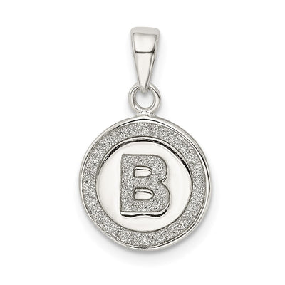 Sterling silver initial necklace
