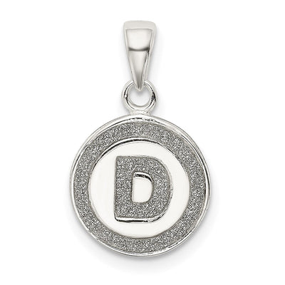 Sterling silver initial necklace