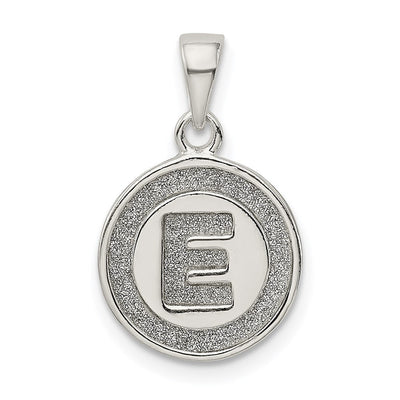 Sterling silver initial necklace