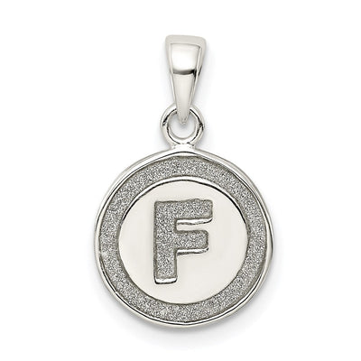 Sterling silver initial necklace