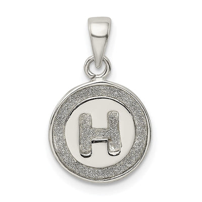 Sterling silver initial necklace