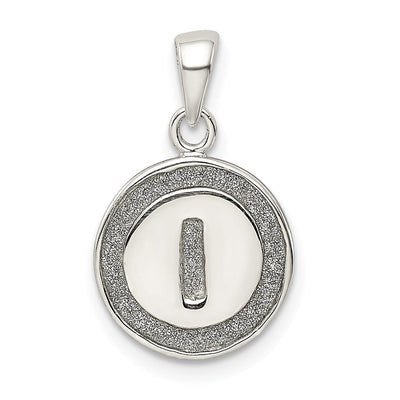 Sterling silver initial necklace