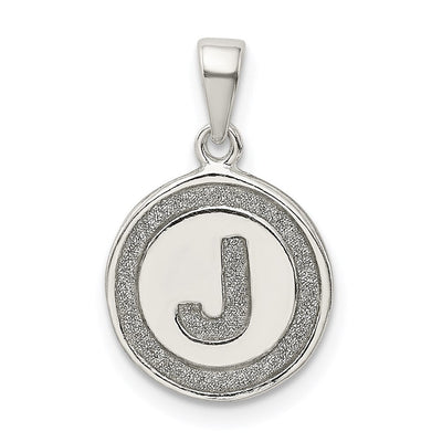 Sterling silver initial necklace