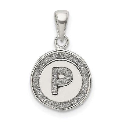 Sterling silver initial necklace