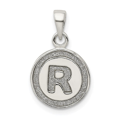 Sterling silver initial necklace