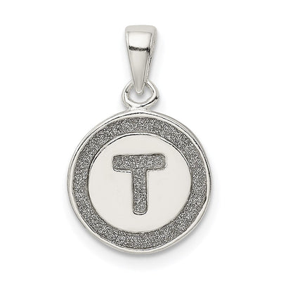 Sterling silver initial necklace