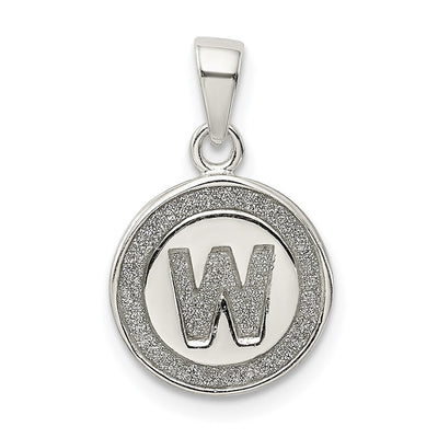 Sterling silver initial necklace