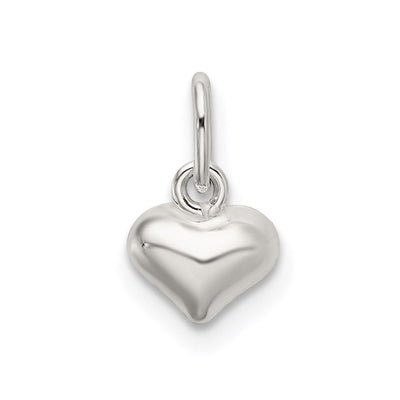 Sterling silver heart charm