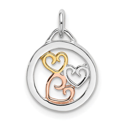 Sterling silver heart pendant