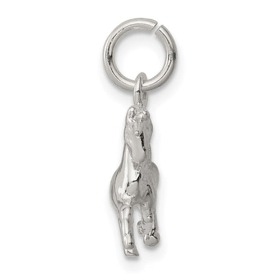 Sterling Silver Unicorn Charm, 19 x 16mm