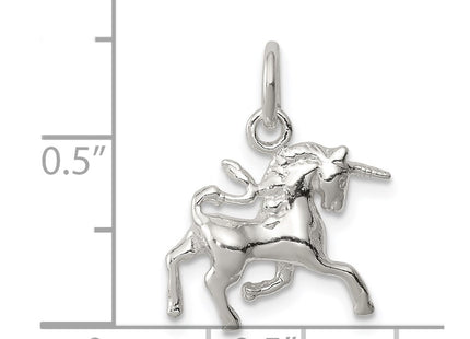Sterling silver charm, another view