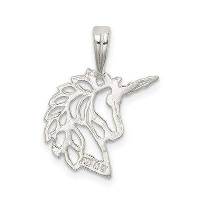 Sterling Silver Unicorn Charm, 20 x 15mm