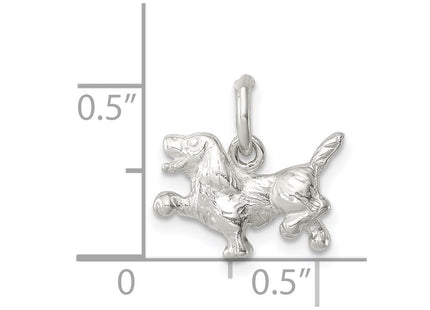 Sterling silver charm, another view