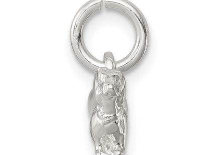 Sterling Silver Dog Charm (Style QC924)