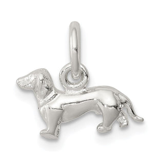 Sterling Silver Dog Charm (Style QC924)