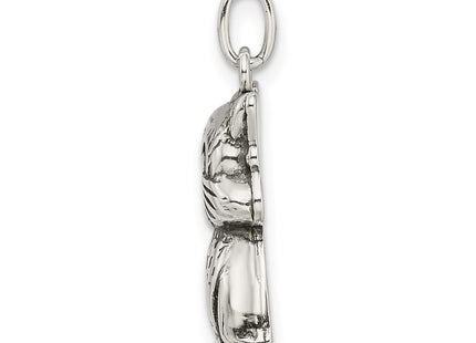 Sterling silver charm, alternate view