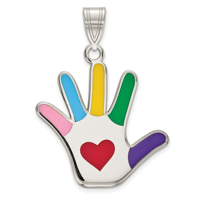Sterling silver plate pendant