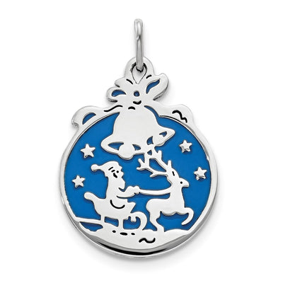Sterling silver circle pendant