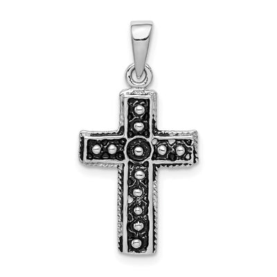 Sterling silver cross pendant