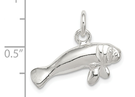 Sterling Silver Manatee Charm