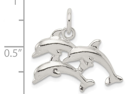 Sterling silver charm, another view