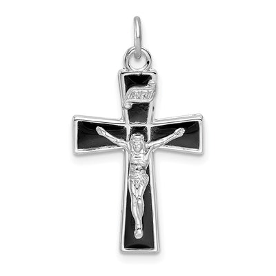 Sterling silver crucifix pendant