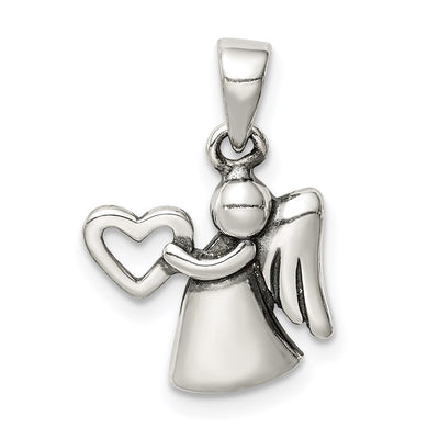 Sterling silver heart pendant