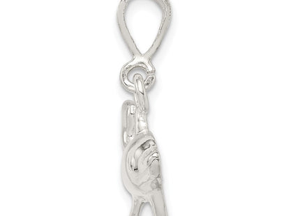 Sterling silver charm, alternate view