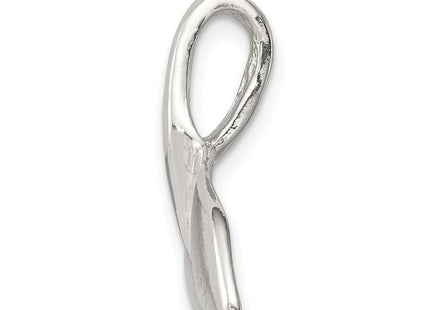 Sterling Silver Whale Tail Charm (Style QC944)