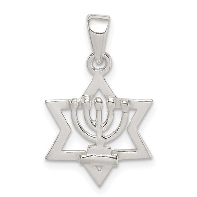 Sterling silver star pendant