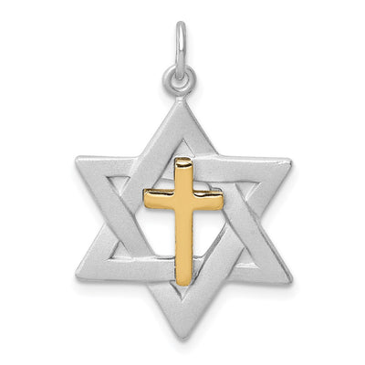Sterling silver cross pendant