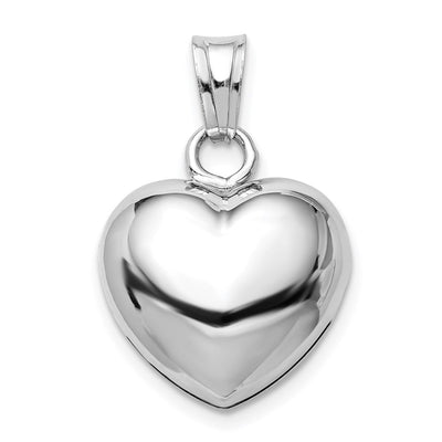 Sterling silver heart pendant