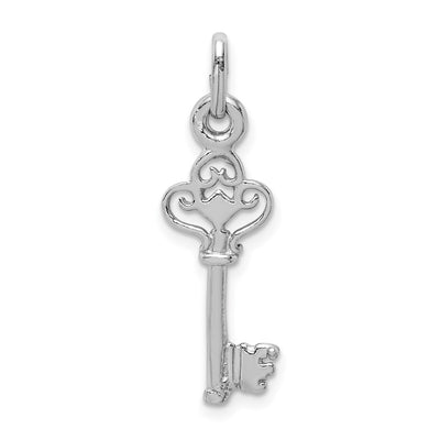 Sterling silver key pendant