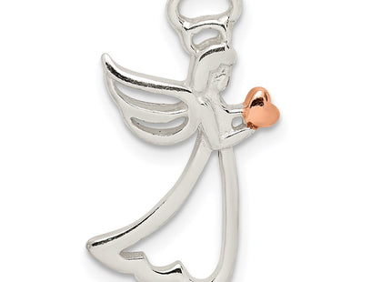 Sterling silver angel pendant