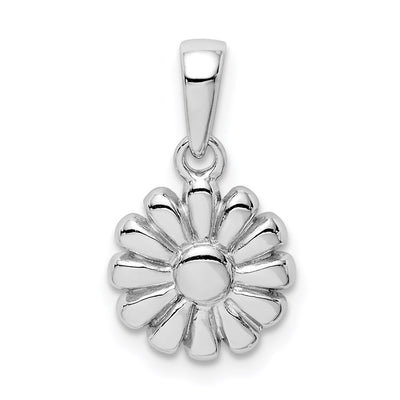 Sterling silver flower pendant