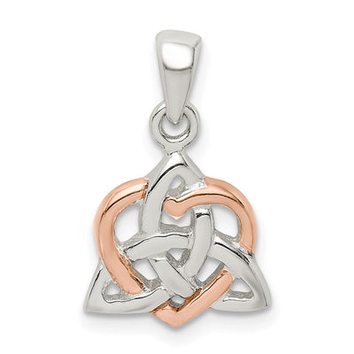 Sterling silver heart pendant