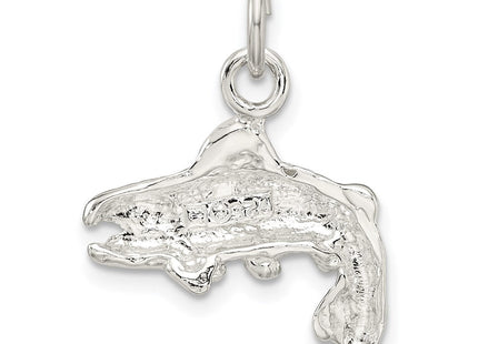 Sterling Silver Fish Charm (Style QC957)