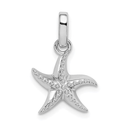 Sterling silver starfish pendant