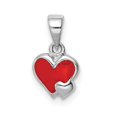 Sterling silver heart pendant