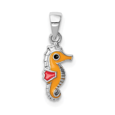 Sterling silver seahorse pendant