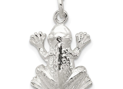 Sterling Silver Frog Charm (Style QC968)