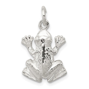 Sterling Silver Frog Charm (Style QC968)
