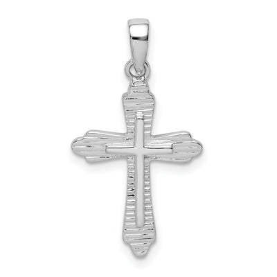 Sterling silver cross pendant