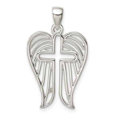 Sterling silver cross pendant