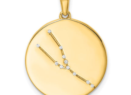 SS/Gold Plated Pendants Style QC9731GP - Classique Jewelry Inc.