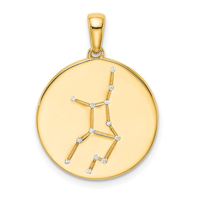 SS/Gold Plated Pendants Style QC9735GP - Classique Jewelry Inc.