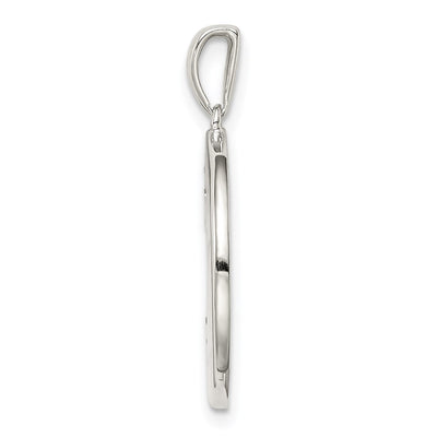 Sterling Silver Rhodium-plated & CZ Sagittarius Zodiac Pendant